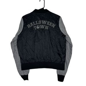 Disney‎ The Nightmare Before Christmas Women’s M Halloween Town Bomber Jacket